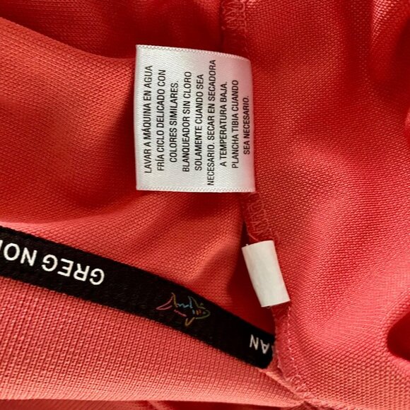 Greg Norman for Tasso Elba Five Iron Orange Polo Shirt with Play Dry Men's Large - Picture 7 of 8